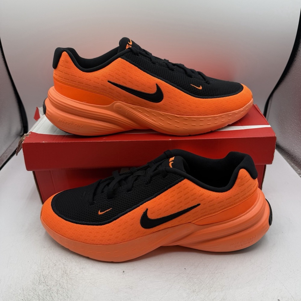 Nike Uplift SC Shoes Mens Size 10.5 Black Total Orange Sneakers IB2765-004